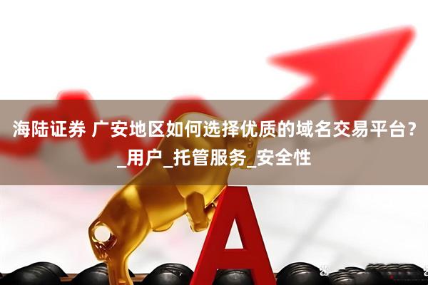 海陆证券 广安地区如何选择优质的域名交易平台？_用户_托管服务_安全性